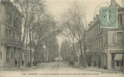 / CPA FRANCE 17 "Saintes, le cours National"