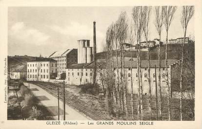 / CPA FRANCE 69 "Gleize, les grands Moulins Seigle"
