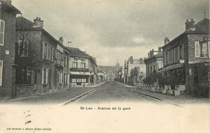 CPA FRANCE 95 "Saint Leu, avenue de la Gare"