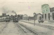 77 Seine Et Marne CPA FRANCE 77 "Egreville, la gare" / TRAIN