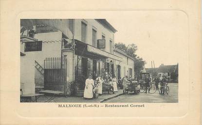 CPA FRANCE 77 "Malnoue, le restaurant Cornet"