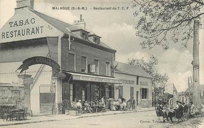 CPA FRANCE 77 "Malnoue, le restaurant du TCF"