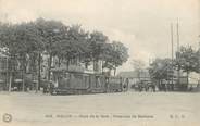 77 Seine Et Marne CPA FRANCE 77 "Melun, Place de la gare, tramway de Barbizon"