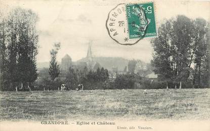 / CPA FRANCE 08 "Grandpré, église et château"