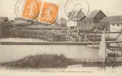 / CPA FRANCE 17 "La Tremblade, la parc d'huitrres au verdissage"