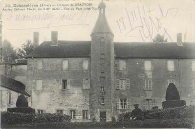 / CPA FRANCE 03 "Echassières, château de Beauvoir"