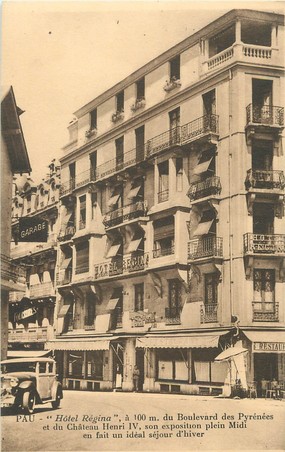 / CPA FRANCE 64 "Pau, hôtel Régina"