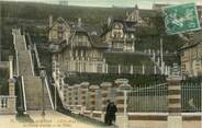 76 Seine Maritime / CPA FRANCE 76 "Sainte Adresse, Nice Havrais, le grand escalier et les villas"