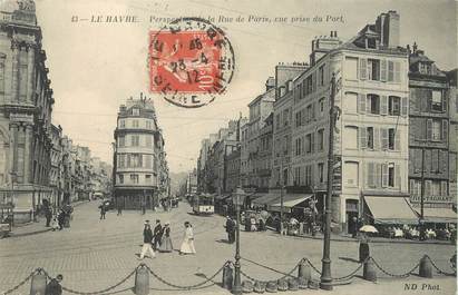 / CPA FRANCE 76 "Le Havre, perspective de la rue de Paris"
