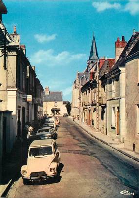 / CPSM FRANCE 37 "Neuvy le Roi, rue Prinicpale" / 2CH