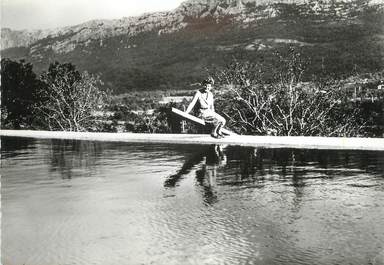 / CPSM FRANCE 83 "Le Plan d'Aups, la Sainte Baume, le miremonts, sa piscine"