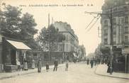 95 Val D'oise CPA FRANCE 95  "Enghien les Bains, La grande rue" / MAGASIN DE CARTE POSTALE