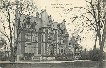 CPA FRANCE 95  "Enghien les Bains, Chateau Léon"