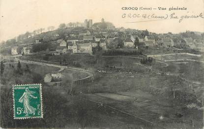 / CPA FRANCE 23 "Crocq, vue générale "