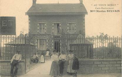 CPA FRANCE 77 "Saint Mammès, Au vieux Moret, restaurant Maison N. SYLVAIN"