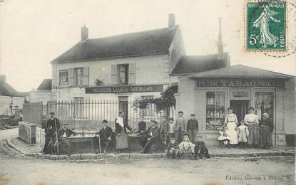 CPA FRANCE 77 "Vilbert, Epicerie Tabac Mercerie, Café Billard Maison A.DUVEAU"