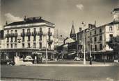 63 Puy De DÔme / CPSM FRANCE 63 "Clermont Ferrand, place de la gare, avenue Charras et les hôtels"