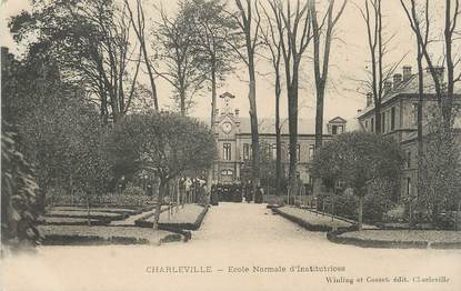 / CPA FRANCE 08 "Charleville, école normale d'institutrices"