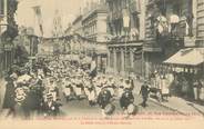 01 Ain CPA FRANCE 01 "Bourg en Bresse, concours interrégional de la Fédération des Patronages de France du Sud Est, 1911, le défilé"