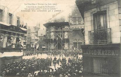 / CPA FRANCE 44 "Nantes, la fête Dieu 14 juin 1903"