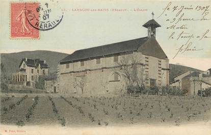 CPA FRANCE 34  "Lamalou les Bains, l'Eglise