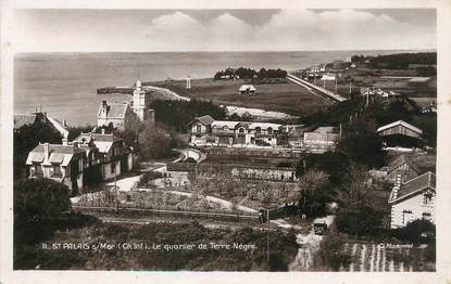 / CPSM FRANCE 17 "Saint Palais sur Mer, le quartier de terre Nègre"