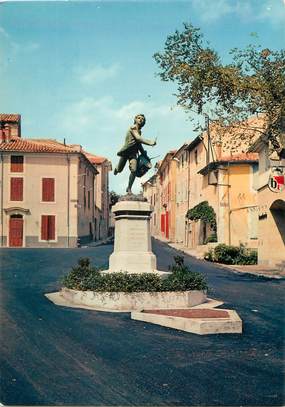 / CPSM FRANCE 84 "Cadenet, statue du tambour d'Arcole"