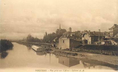 / CPA FRANCE 08 "Vouziers, vue prise sur l'Aisne"