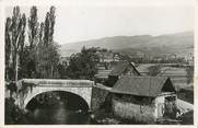 09 Ariege / CPSM FRANCE 09 "Argein, le pont de la Bouigane joli coin de pêche"