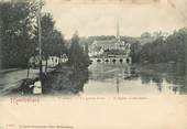 25 Doub CPA FRANCE 25 "Montbéliard, l'Allan, Le grand pont, l'Eglise catholique"