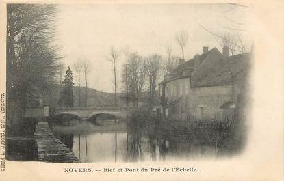 CPA FRANCE 89 "Noyers, Bief et pont du Pré de l'Echelle"