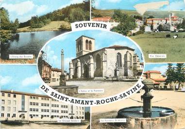 / CPSM FRANCE 63 "Saint Amant Roche Savine"