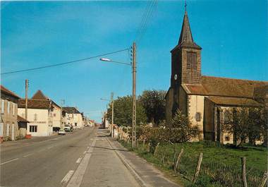 / CPSM FRANCE 63 "Saint Pardoux, l'église et les hôtels"