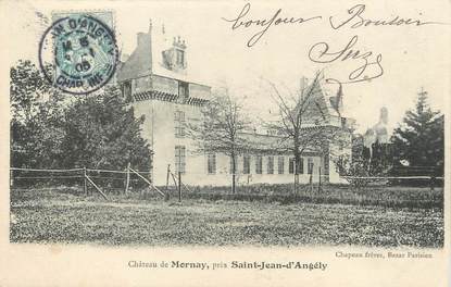 / CPA FRANCE 17 "Saint Jean d'Angély, château de Mornay"