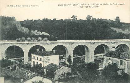 / CPA FRANCE 17 "Saint Jean d'Angély, viaduc de Foncouverte"