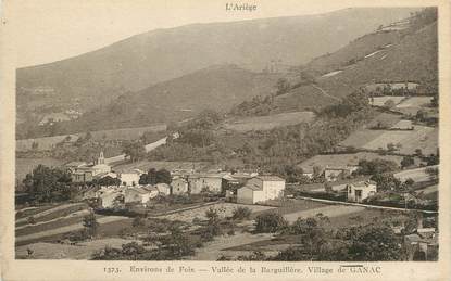 / CPA FRANCE 09 "Environs de Foix, vallée de la Barguillère, village de Ganac"