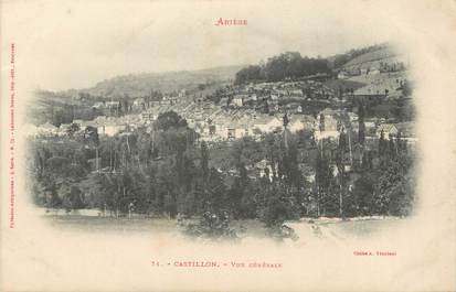 / CPA FRANCE 09 "Castillon, vue générale "