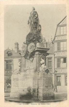 CPA FRANCE 76 "Rouen, Fontaine de Jeanne d'Arc"