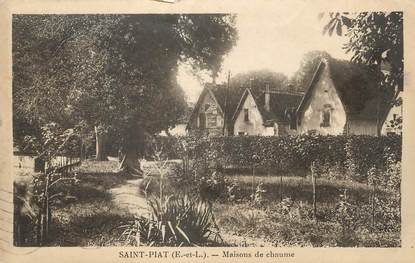 / CPA FRANCE 28 "Saint Piat, maison de Chaume"