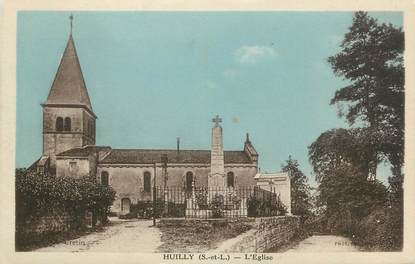 / CPA FRANCE 71 "Huilly, l'église"
