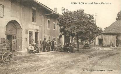 CPA FRANCE 01 "Echallon, Hotel Bret"