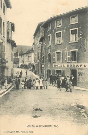 CPA FRANCE 01 "Jujurieux, une rue"