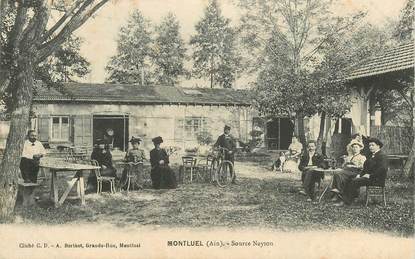 CPA FRANCE 01 "Montluel, source Neyton"