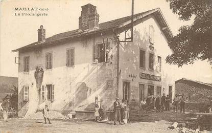 CPA FRANCE 01 "Maillat, la Fromagerie"