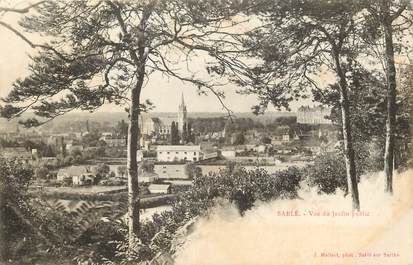 CPA FRANCE 72 "Sablé, vue du jardin public"