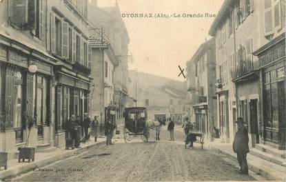 CPA FRANCE 01 "Oyonnax, la grande rue"