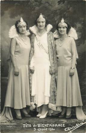 CARTE PHOTO FRANCE 01 "Oyonnax, fête de la bienfaisance, 1930"