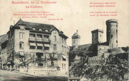 / CPA FRANCE 09 "Foix, Hostellerie de la Barbacane du château"