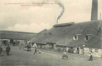 CPA FRANCE 44 "Le Pouliguen, société salinière de l'Ouest, raffinerie et laverie"