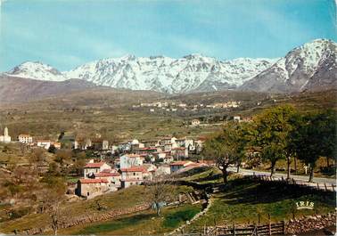 / CPSM FRANCE 20 "Corse, Calacuccia, vue générale, la chaine du Monte Cinto "